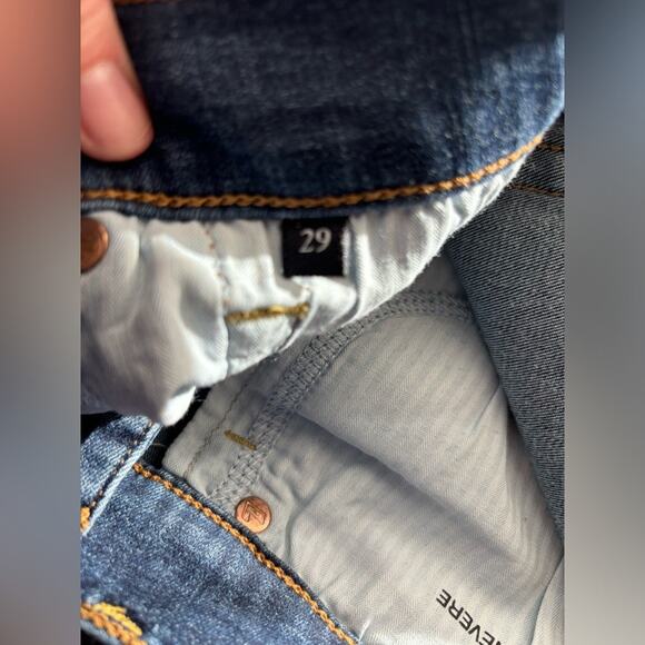 7 For All Mankind Women's 29 90's Y2K Ankle Gwenevere Jeans Festival Streetwear - Picture 8 of 9